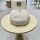 Prada Fashion Striped Beret Retro Octagonal Hat