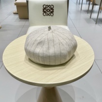 Prada Fashion Striped Beret Retro Octagonal Hat Prada Fashion Striped Beret Retro Octagonal Hat