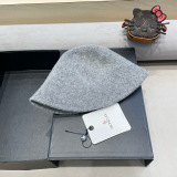 Moncler New Versatile Knitted Wool Bucket Fishing Hat Foldable Basin Hat