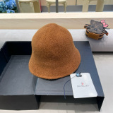 Moncler New Versatile Knitted Wool Bucket Fishing Hat Foldable Basin Hat