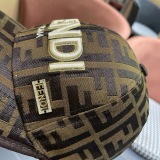 Fendi Classic Embroidered Logo Baseball Hat Couple Versatile Sunshade Duck Tongue Hat