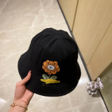 Gucci Fashion Flower Logo Printed Fisherman's Hat Unisex Versatile Sunshade Hat