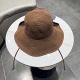 Loewe Fashion Versatile Foldable Beach Hat Sunscreen Straw Hat