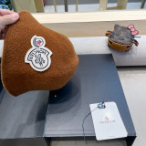 Moncler New Versatile Knitted Wool Bucket Fishing Hat Foldable Basin Hat