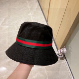Gucci Classic Logo Printed Fisherman's Hat Couple Versatile Sunshade Hat