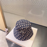 Dior Classic Logo Printed Fisherman's Hat Couple Versatile Sunshade Hat