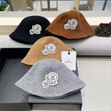 Moncler New Versatile Knitted Wool Bucket Fishing Hat Foldable Basin Hat