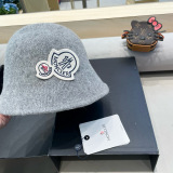 Moncler New Versatile Knitted Wool Bucket Fishing Hat Foldable Basin Hat
