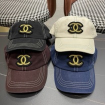 Chanel Classic Embroidered Logo Baseball Cap Couples Unisex Sun Hat