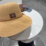 Loewe Fashion Versatile Foldable Beach Hat Sunscreen Straw Hat