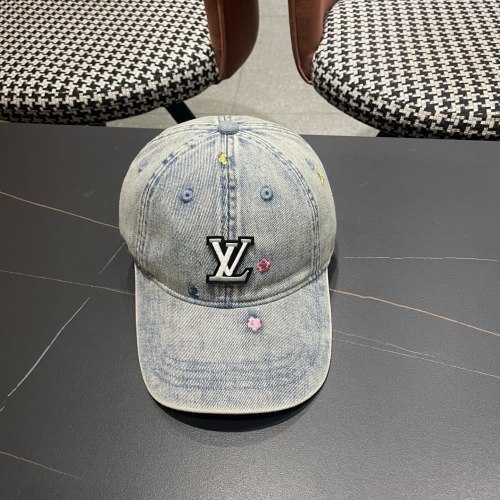 Louis Vuitton Retro Embroidered Logo Duck Tongue Hat Couple Versatile Baseball Hat