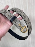 Gucci Fashion Versatile Double Sided Leather Belt 30MM