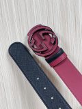 Gucci Fashion Versatile Interlocking Double G Belt 40MM