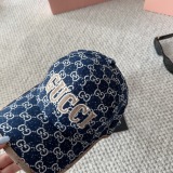 Gucci Classic Embroidered Logo Baseball Hat Couple Versatile Duck Tongue Hat