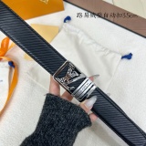 Louis Vuitton Classic Fashion Versatile Leather Belt 35MM