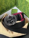 Gucci Fashion Versatile Interlocking Double G Belt 40MM