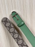 Gucci Fashion Versatile Double sided Leather Belt 30MM