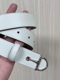Gucci Fashion Versatile Double sided Leather Belt 30MM