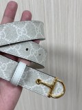 Gucci Fashion Versatile Double sided Leather Belt 30MM
