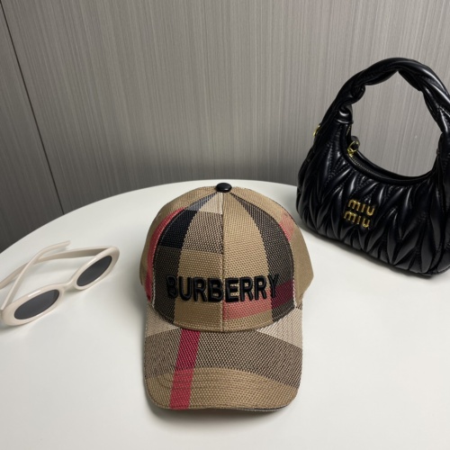 Burberry Fashion Embroidered Logo Baseball Hat Couple Versatile Duck Tongue Hat