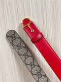 Gucci Fashion Versatile Double sided Leather Belt 30MM