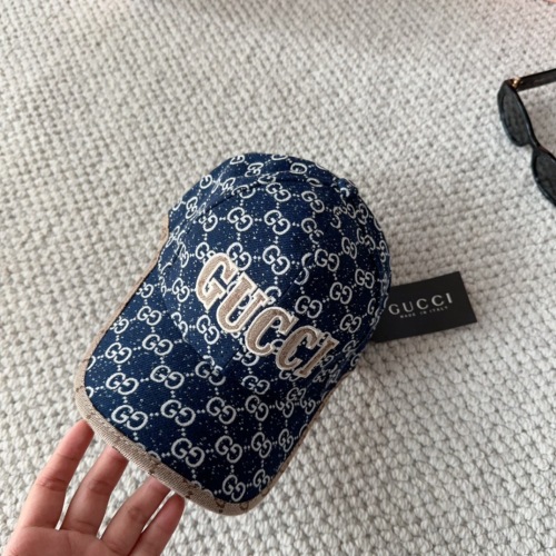Gucci Classic Embroidered Logo Baseball Hat Couple Versatile Duck Tongue Hat