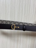 Gucci Fashion Versatile Double sided Leather Belt 30MM