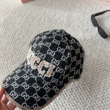 Gucci Classic Embroidered Logo Baseball Hat Couple Versatile Duck Tongue Hat