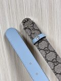 Gucci Fashion Versatile Double Sided Leather Belt 30MM