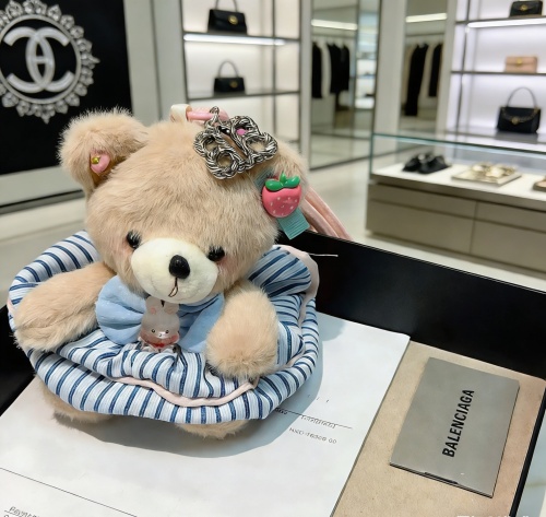 Balenciaga Fashion Bear Bag Pendant Keychain