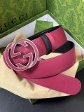Gucci Fashion Versatile Interlocking Double G Belt 40MM