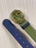 Gucci Fashion Versatile Interlocking Double G Belt 40MM