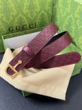 Gucci Fashion Versatile Double Sided Leather Belt 30MM