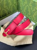 Gucci Fashion Versatile Double sided Leather Belt 30MM