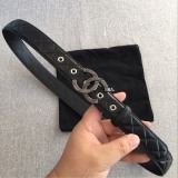 Chanel Fashion CC Versatile Sheepskin Belt 30MM