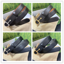 Gucci Fashion Versatile Double Sided Belt 30MM