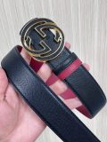 Gucci Fashion Versatile Interlocking Double G Belt 40MM