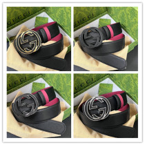Gucci Fashion Versatile Interlocking Double G Belt 40MM
