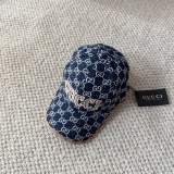 Gucci Classic Embroidered Logo Baseball Hat Couple Versatile Duck Tongue Hat