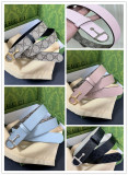 Gucci Fashion Versatile Double Sided Leather Belt 30MM