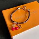 Louis Vuitton New Fashion Cherry Leather Bracelet