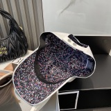 Chanel Fashion Embroidered Logo Double Sided Baseball Hat Couple Versatile Duck Tongue Hat