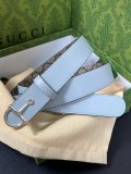 Gucci Fashion Versatile Double Sided Leather Belt 30MM