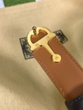 Gucci Fashion Versatile Double Sided Belt 30MM