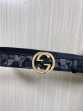 Gucci Retro Camouflage Double G Canvas Belt 40MM