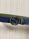 Gucci Fashion Versatile Interlocking Double G Belt 40MM