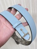 Gucci Fashion Versatile Double Sided Leather Belt 30MM