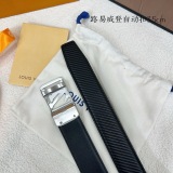 Louis Vuitton Classic Fashion Versatile Leather Belt 35MM
