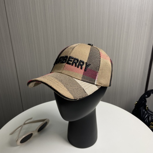 Burberry Fashion Embroidered Logo Baseball Hat Couple Versatile Duck Tongue Hat