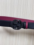Gucci Fashion Versatile Interlocking Double G Belt 40MM